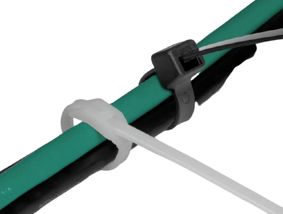 Delock Kabelbinders 150x3,6mm - 100 Stuks - Zwart/Transparant