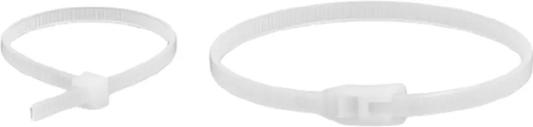 Delock Kabelbinders 150x3,6mm - 100 Stuks - Zwart/Transparant