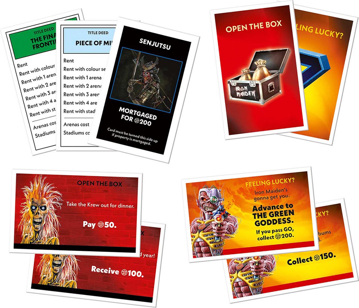 Hasbro Monopoly Iron Maiden - Gezelschapsspel voor fans