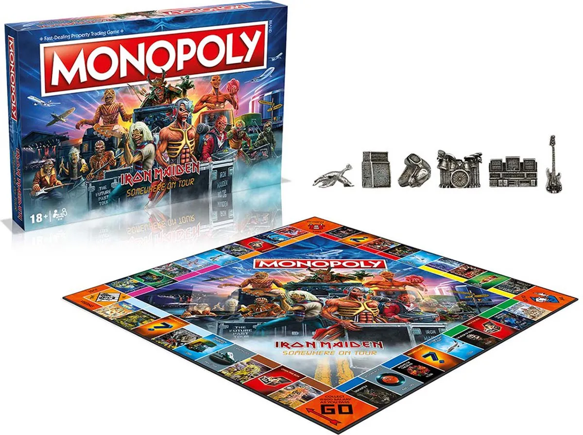 Hasbro Monopoly Iron Maiden Gezelschapsspel - 2-6 Spelers