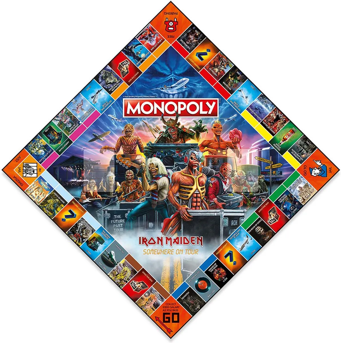 Hasbro Monopoly Iron Maiden Gezelschapsspel - 2-6 Spelers