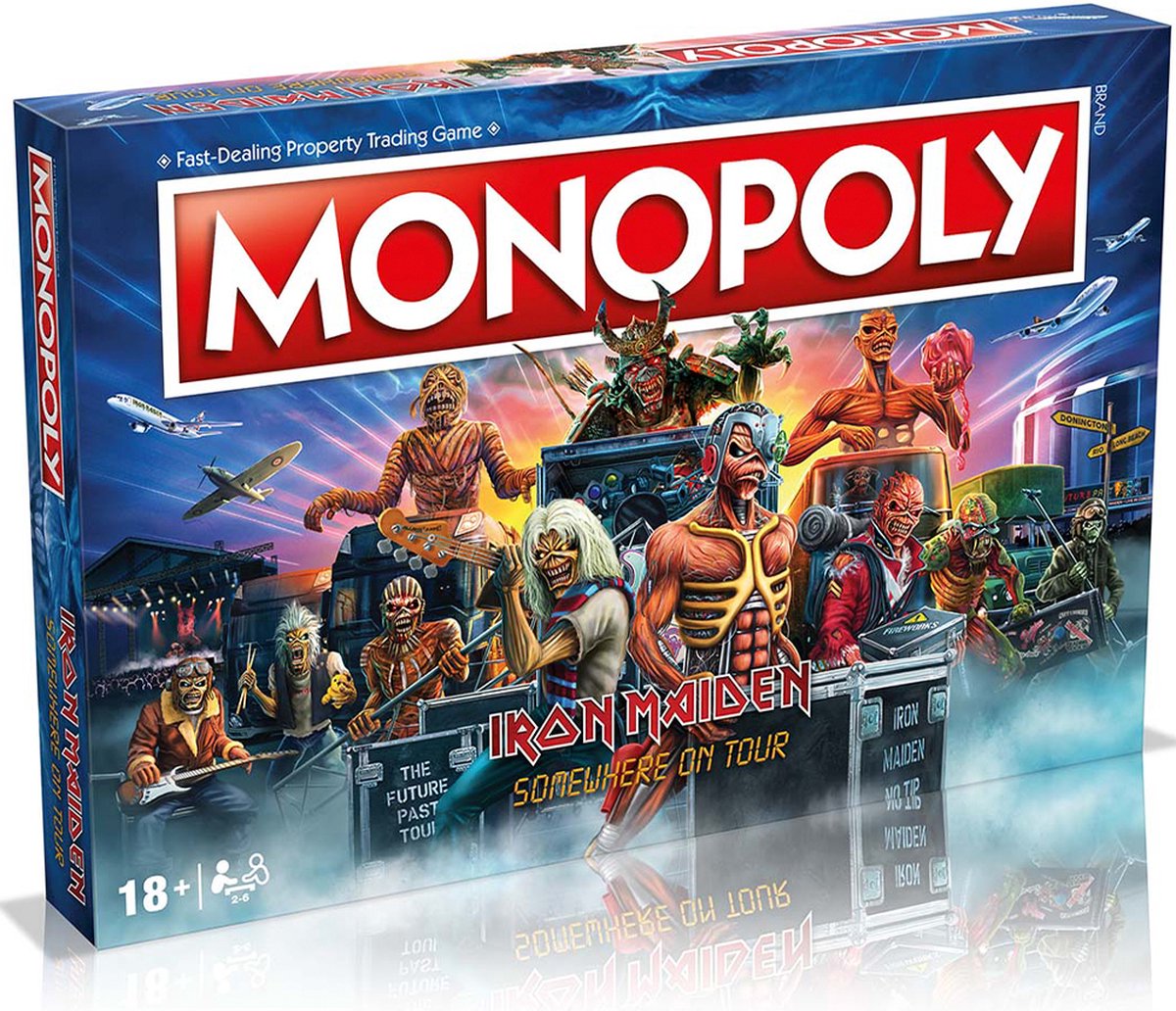 Hasbro Monopoly Iron Maiden - Gezelschapsspel voor fans