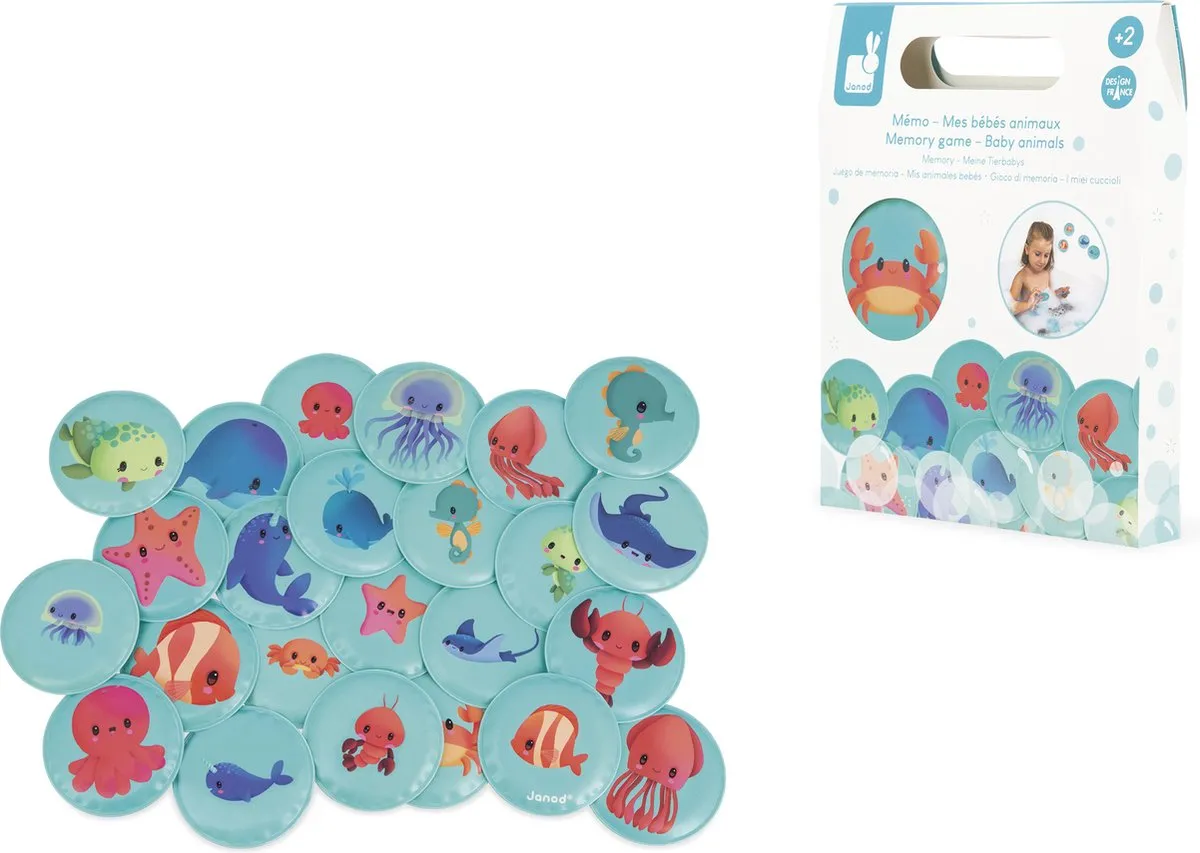 Janod Memoryspel Babydieren 4723