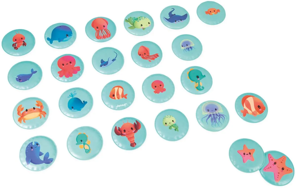 Janod Memoryspel Babydieren 4723 - 24 Stuks - Multikleur - afbeelding 6 van 6