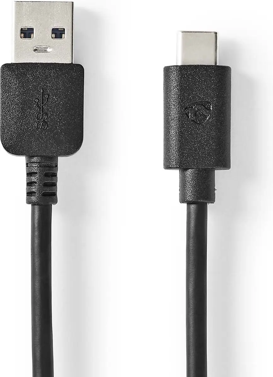 Nedis USB 3.2 Gen 1 USB-A naar USB-C Kabel 60W 2m