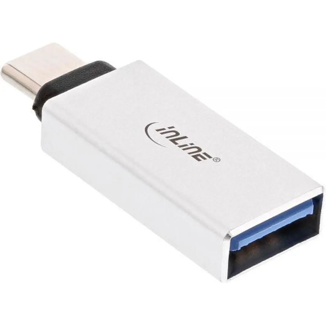InLine USB-C naar USB-A Adapter 3.1 Gen 2 - Grijs