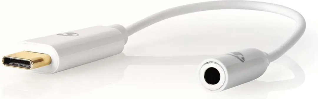 Nedis USB-C Adapter 3,5mm Vrouwelijk - 15cm - Wit