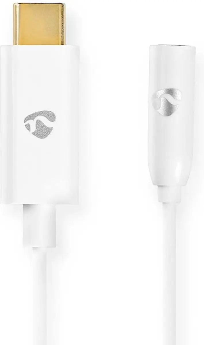 Nedis USB-C Adapter 3,5mm Vrouwelijk - 15cm - Wit