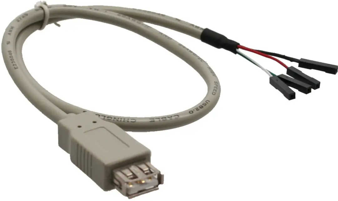 InLine 33440L USB-kabel - Grijs