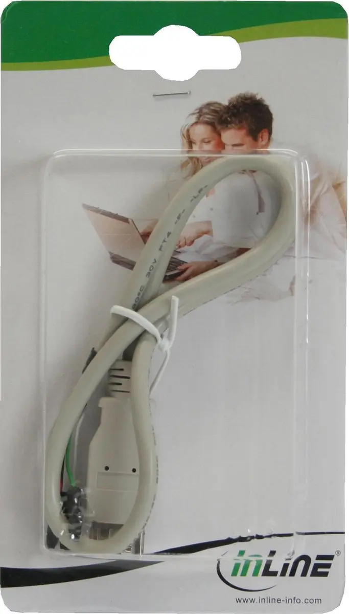 InLine 33440L USB-kabel - Grijs