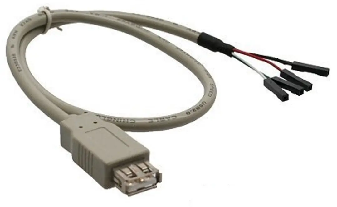 InLine 33440L USB-kabel - Grijs