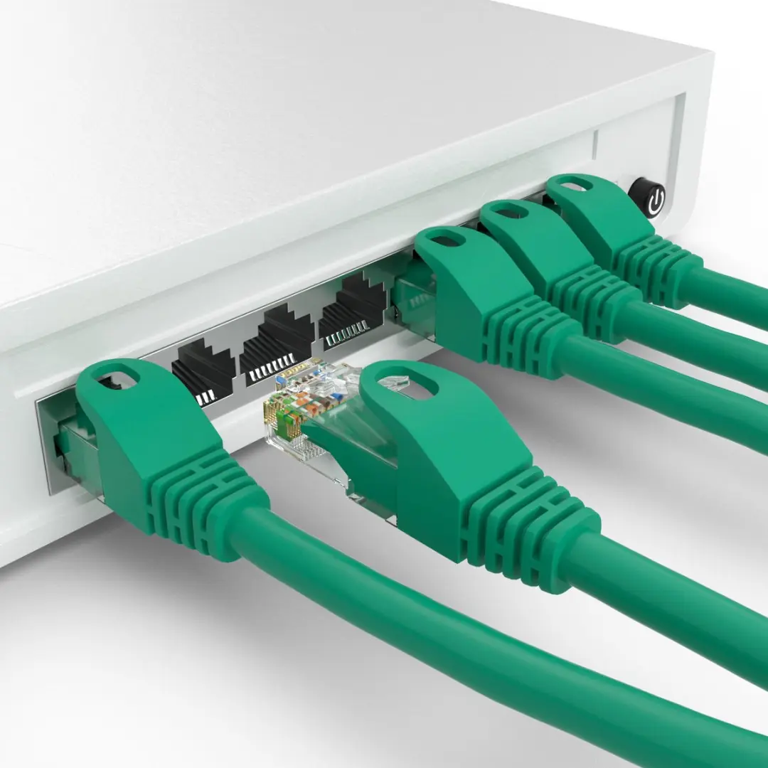 Goobay CAT5E Netwerkkabel RJ45 - Groen - 7m