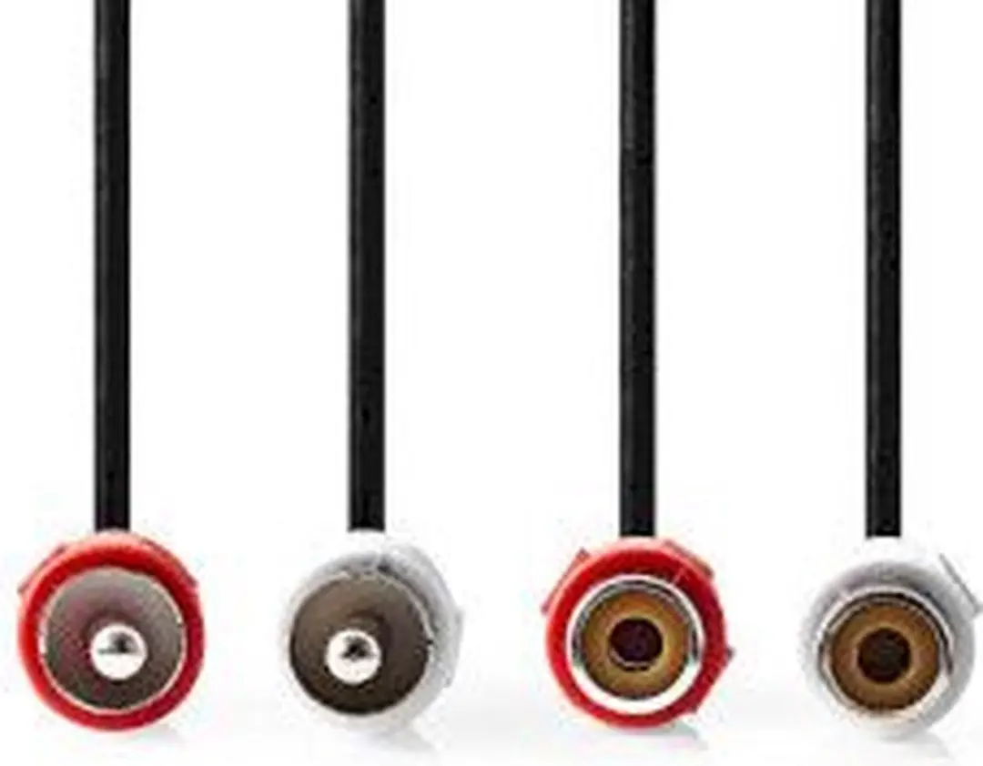 Nedis Stereo-Audiokabel RCA 5m - Zwart
