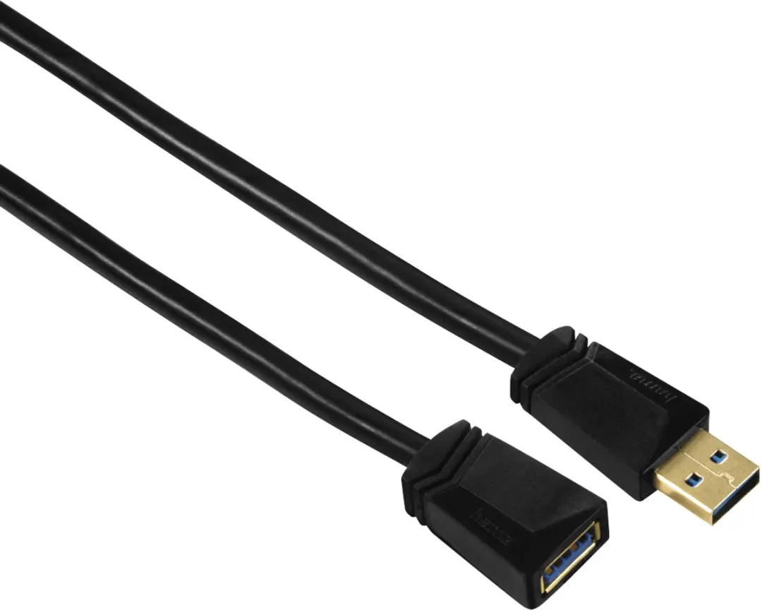Hama 00125238 USB-kabel USB 3.2 Gen 1 (3.1 Gen 1) 0,75 m USB A Zwart