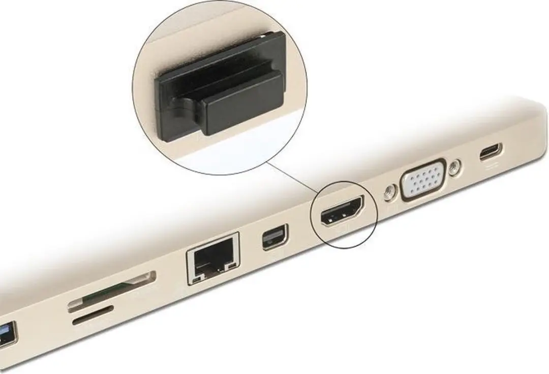 Delock HDMI-A Poortbeschermer - 10 Stuks