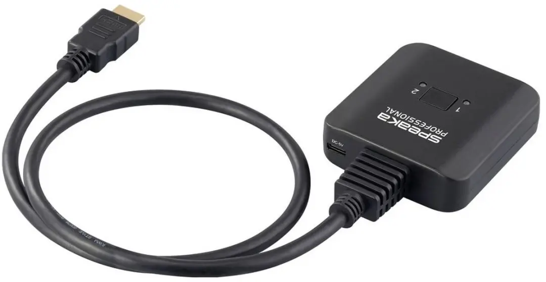 SpeaKa Professional SP-HDMIBS-100 HDMI-switch 2 poorten - 8K
