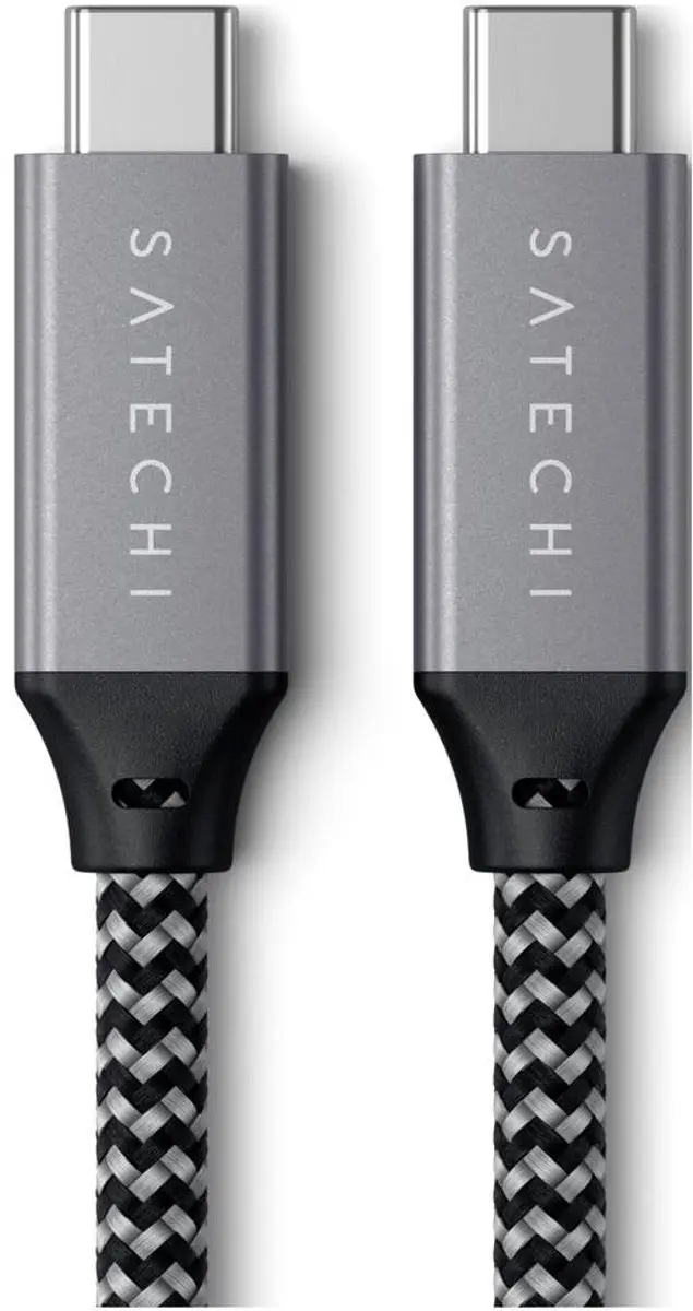 Satechi USB-C naar USB-C Kabel 25cm - Grijs