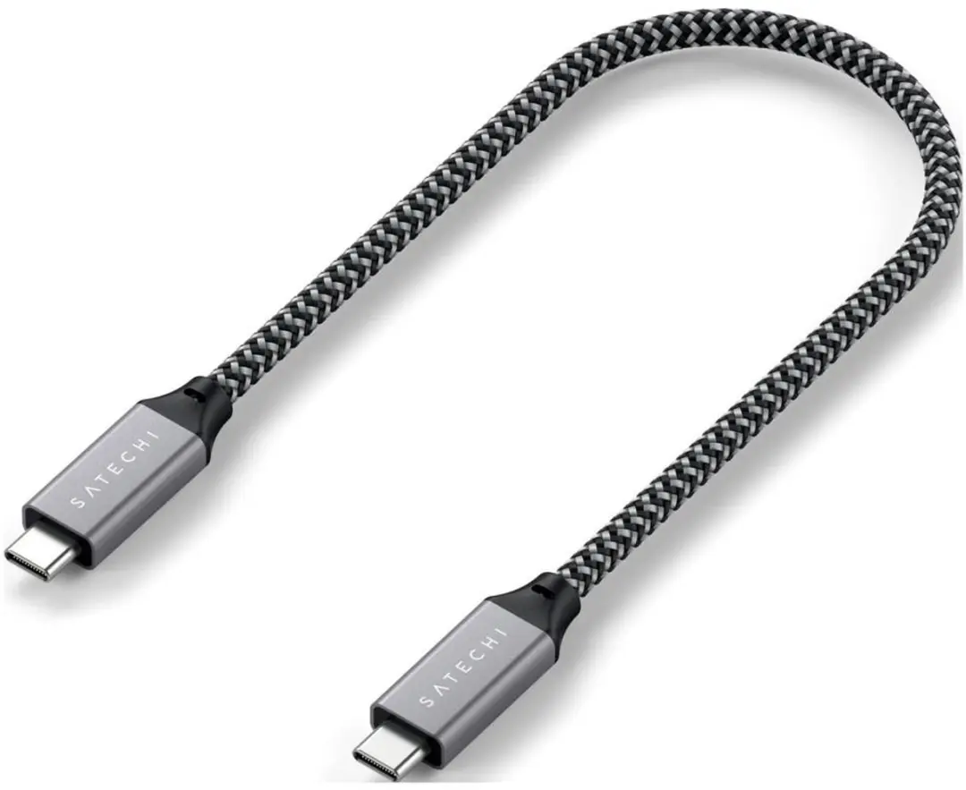 Satechi USB-C naar USB-C Kabel 25cm - Grijs