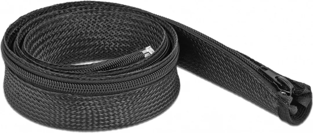 Delock Polyester Kabelsleeve 30mm - Hittebestendig - 1m