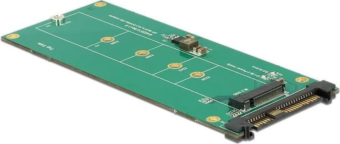 Delock U.2 naar M.2 Key M Converter 62865 - Groen