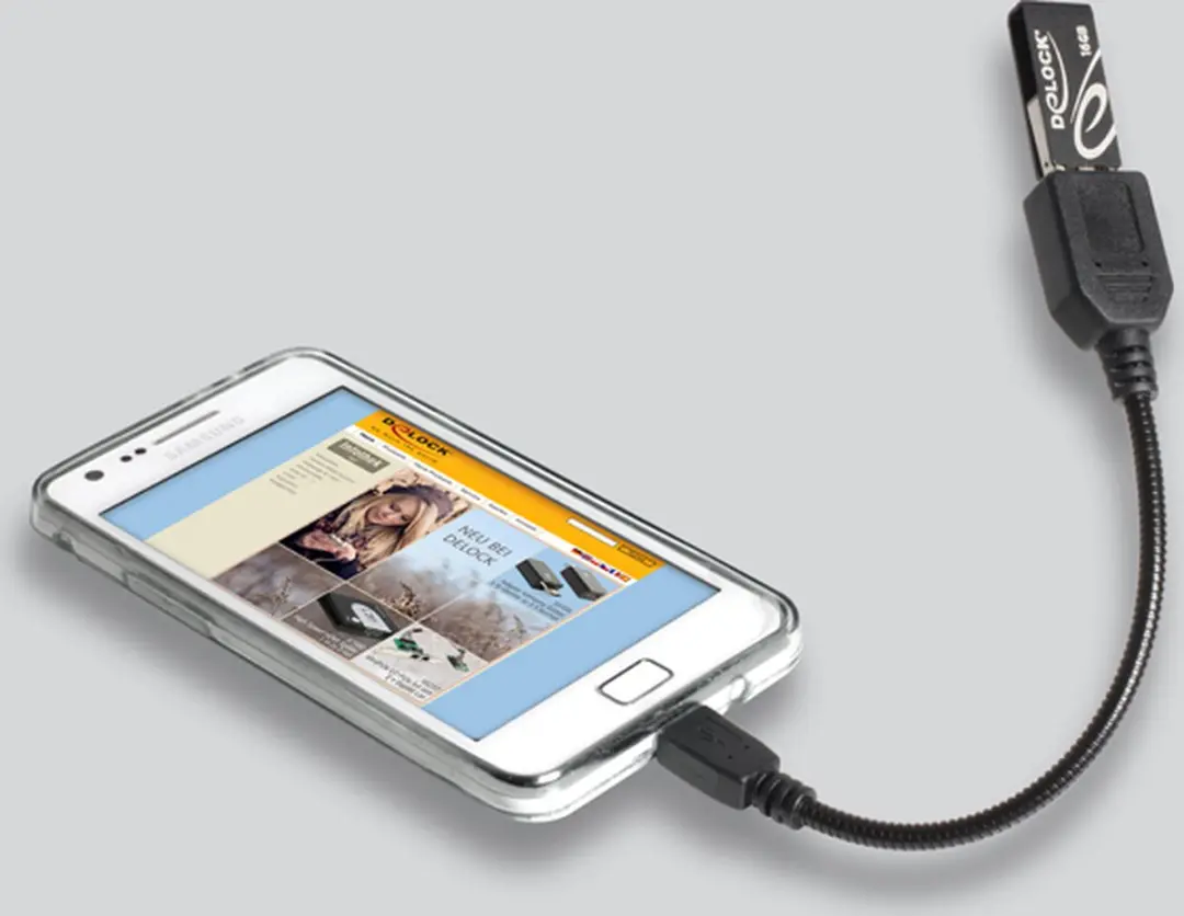 DeLOCK USB micro-B - USB 2.0-A, 0.18m