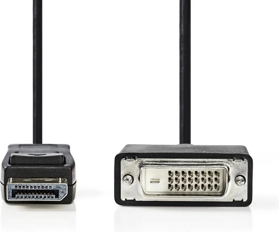 Nedis DisplayPort-Kabel CCGB37200BK20 - 2m - DVI-D Male - Zwart - afbeelding 6 van 6