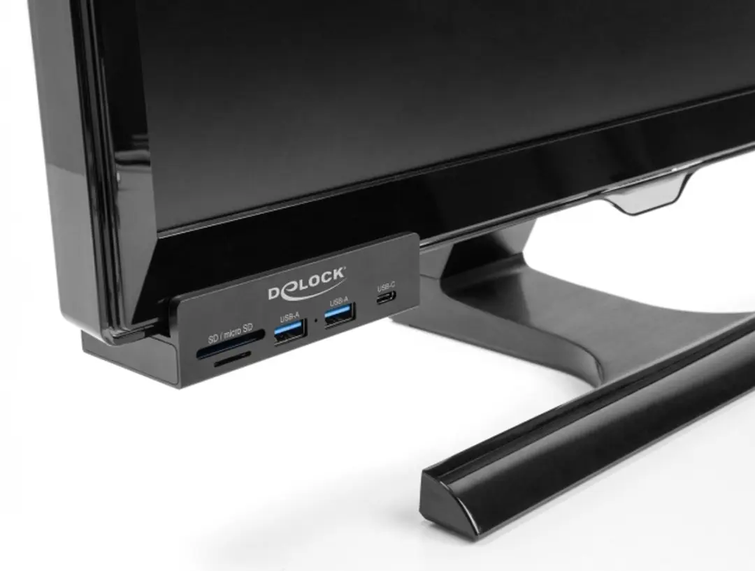 Delock 64263 USB 5Gbps Hub - 2x USB-A 1x USB-C SD/MicroSD - Zwart