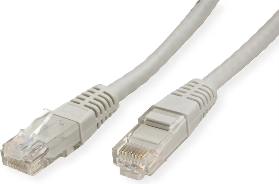 VALUE Patchkabel Cat.6 UTP (Class E), grijs, 2 m