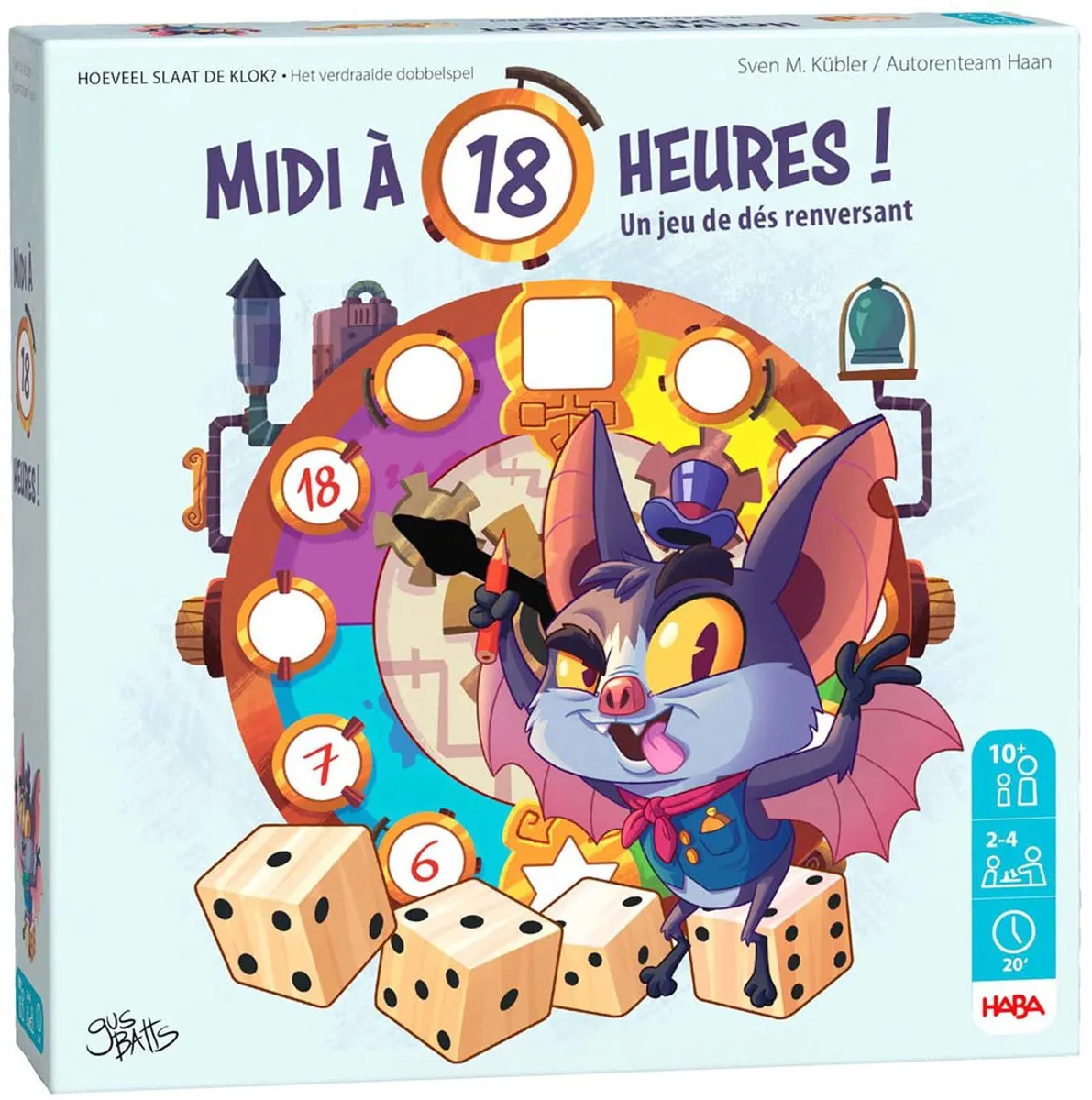Haba Klok Dobbelspel - Coöperatief - 2-4 Spelers - Multicolor