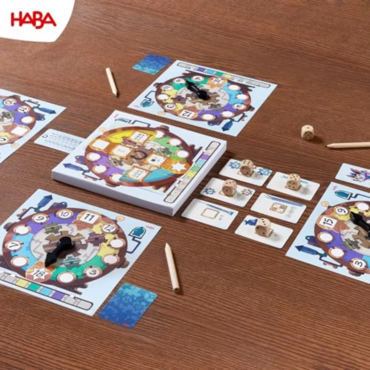 Haba Klok Dobbelspel - Coöperatief - 2-4 Spelers - Multicolor