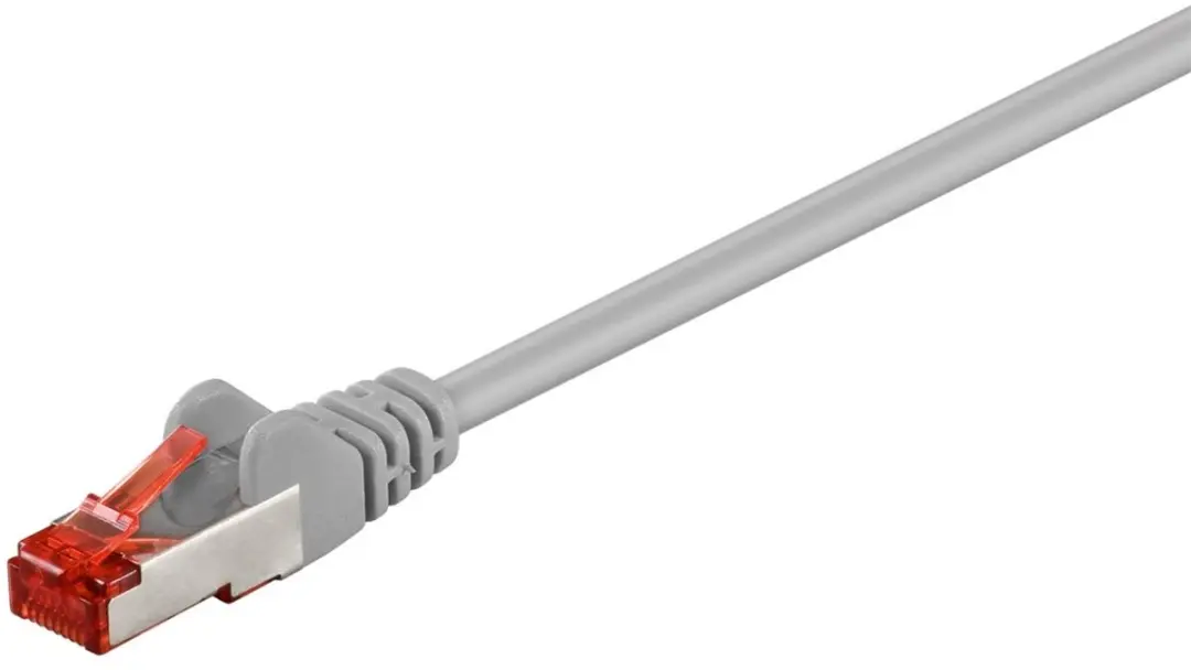 Goobay CAT 6 Patch Cable, S/FTP (PiMF), grey 1.5 m