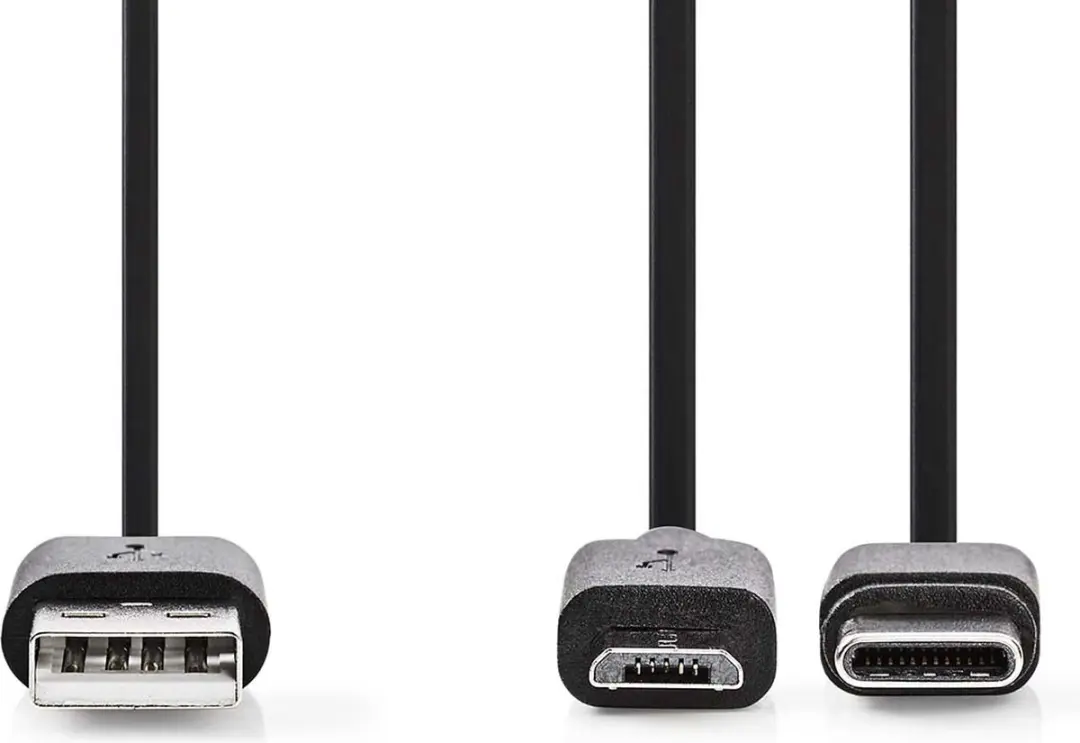 Nedis 2-in-1-Kabel USB 2.0 A/Micro-B/C
