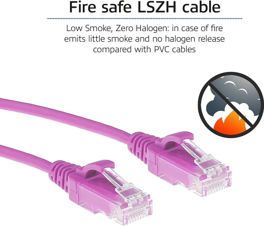 ACT Roze LSZH CAT6 Patchkabel 10m - DC9410