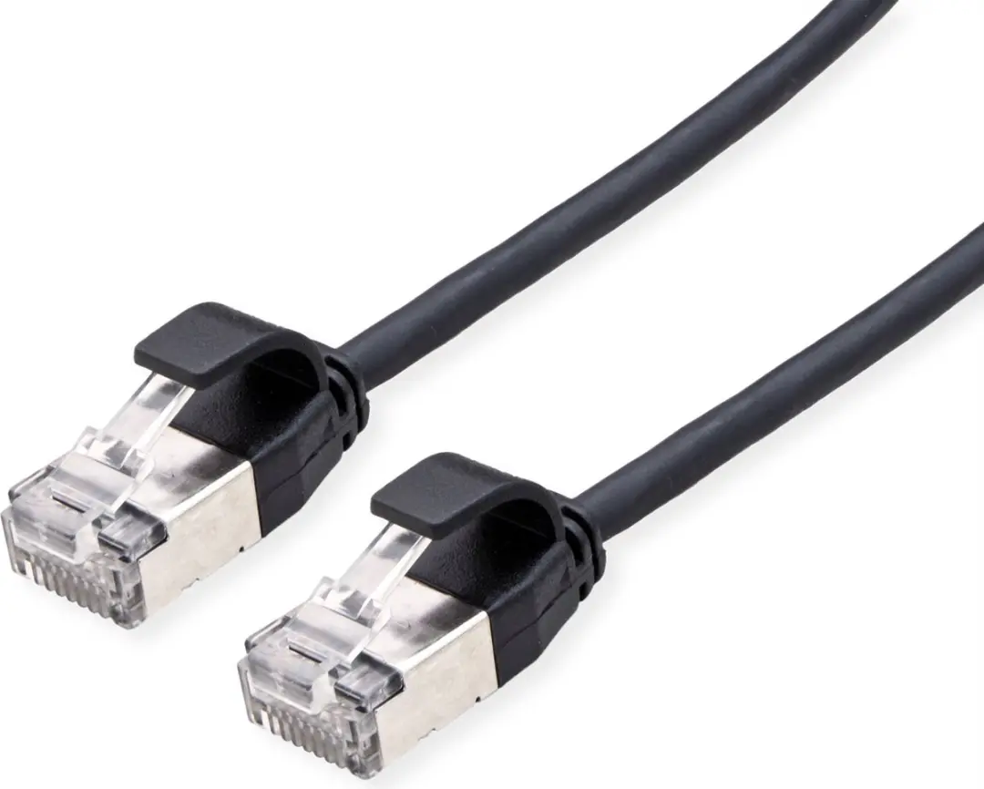Roline F/UTP Cat.6A Patchkabel 1m - LSOH - Zwart