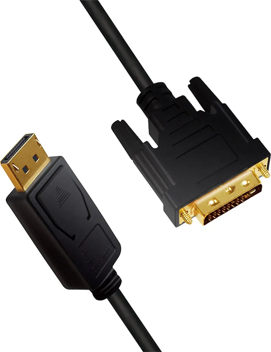 Logilink CV0133 DisplayPort naar DVI Kabel - 5m - Zwart