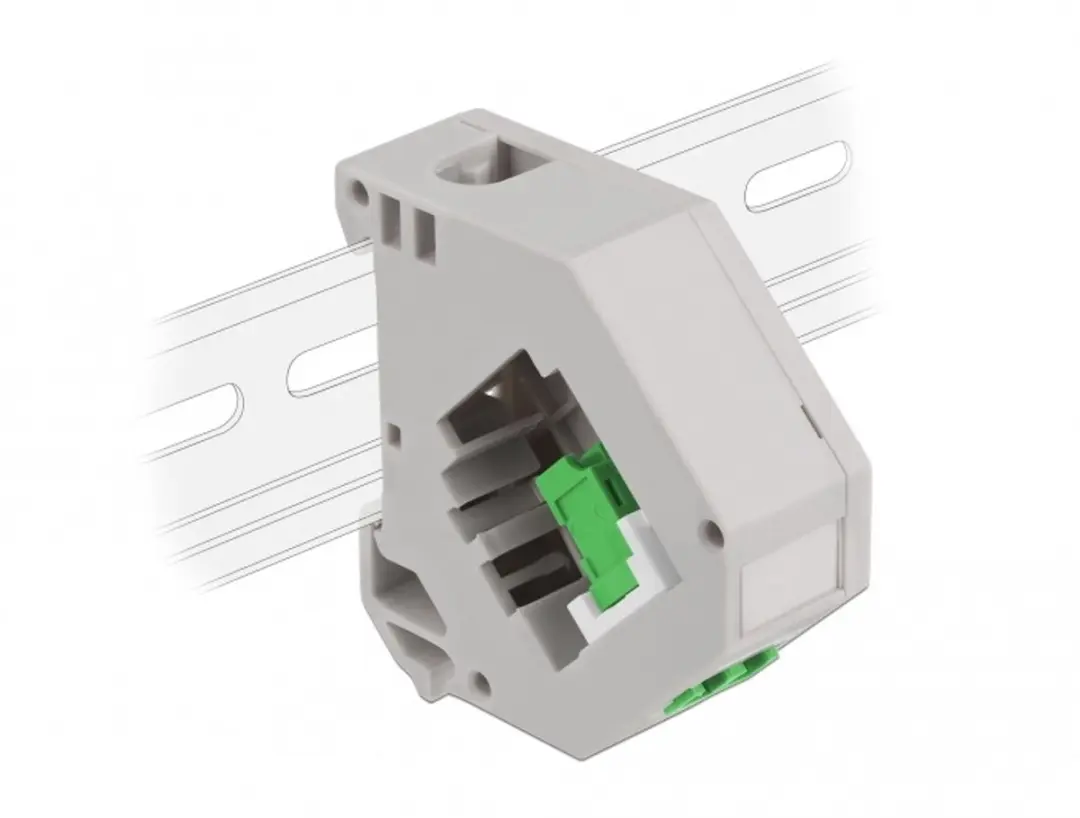 Delock DIN-rail Adapter LC Duplex naar LC Duplex