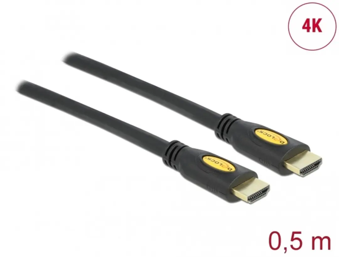 Delock HDMI Kabel 4K 0.5m