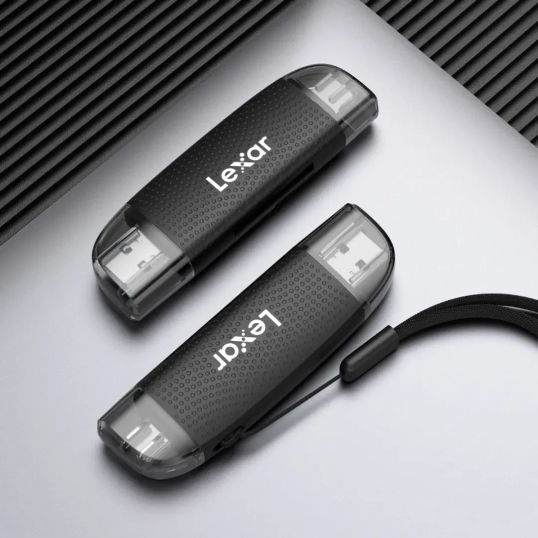 Lexar LRW310X-BNBNG Geheugenkaartlezer USB 2.0 - Zwart
