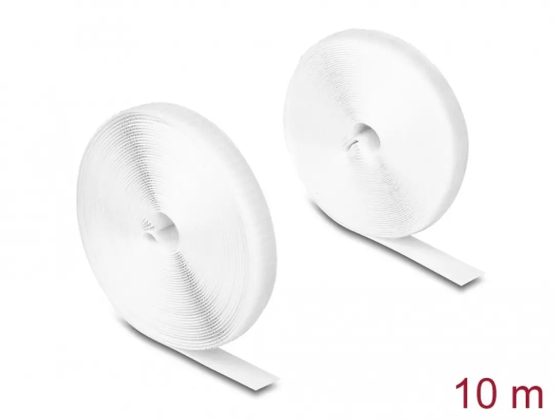 Delock Heavy-duty Haak-en-oogband 10m x 20mm