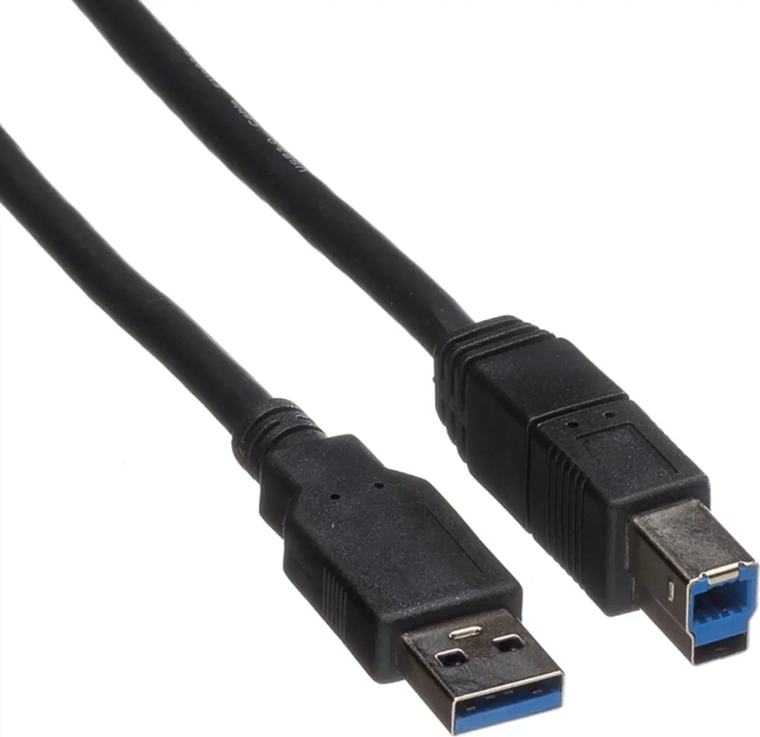 Roline USB 3.2 Gen 1 A-B Kabel 3m - Zwart
