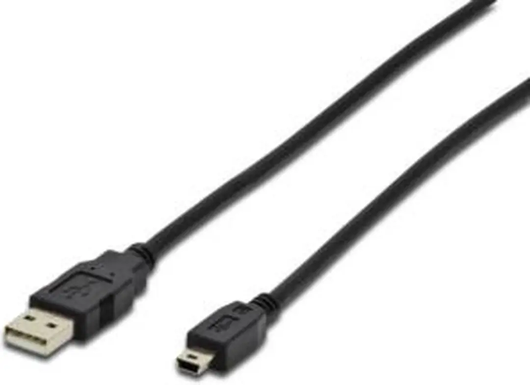 Digitus USB naar Mini USB Kabel AK-300108-030-S - 3m - Zwart - afbeelding 6 van 6