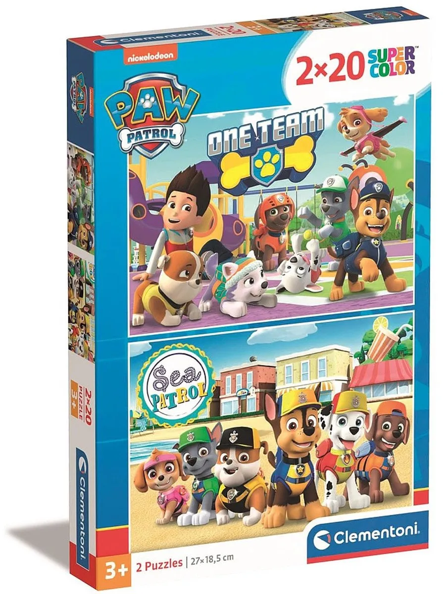Clementoni Paw Patrol Puzzel 40 Stuks - Multi Color