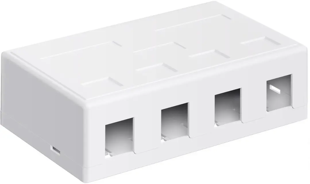 Goobay Uitvoerdoos voor 4 Keystone Modules