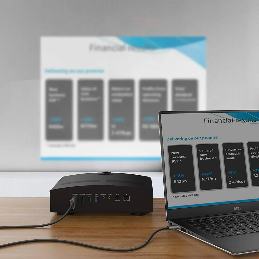 WiWu USB-C naar HDMI Adapterkabel 4K 2m - Zwart