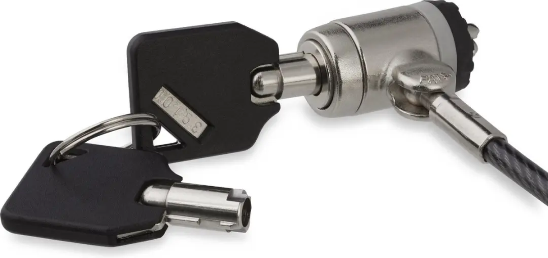Startech LTLOCKKEY Laptopslot - 2m - Staal - Zwart-Grijs