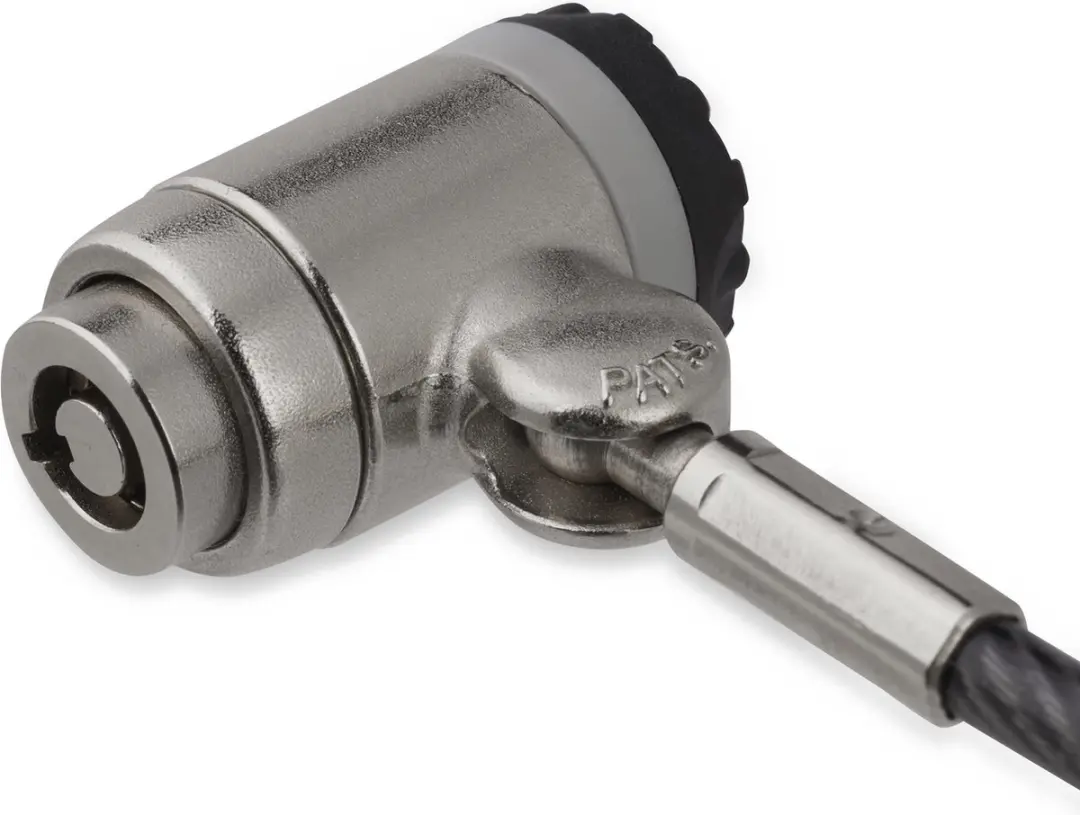 Startech LTLOCKKEY Laptopslot - 2m - Staal - Zwart-Grijs