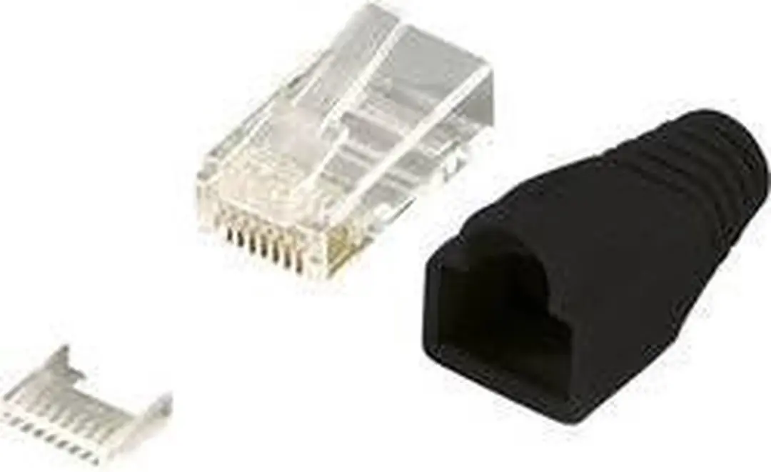 Logilink RJ45 Krimpconnectoren CAT6 - 100 Stuks - Zwart