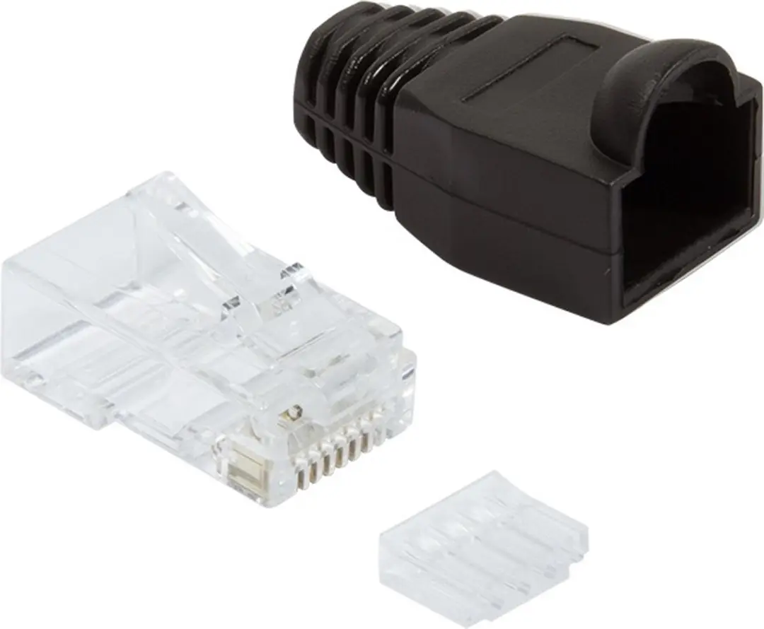 Logilink RJ45 Krimpconnectoren CAT6 - 100 Stuks - Zwart