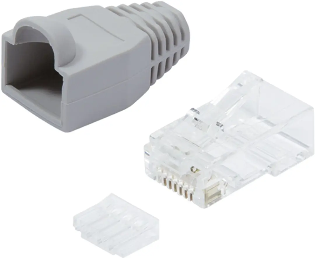 Logilink RJ45 Krimpconnectoren CAT6 - 100 Stuks - Zwart - afbeelding 6 van 6