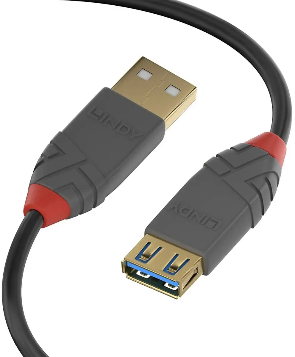 Lindy USB 3.1 Gen1 Verlengkabel 2M A/A - Czarny - afbeelding 6 van 6
